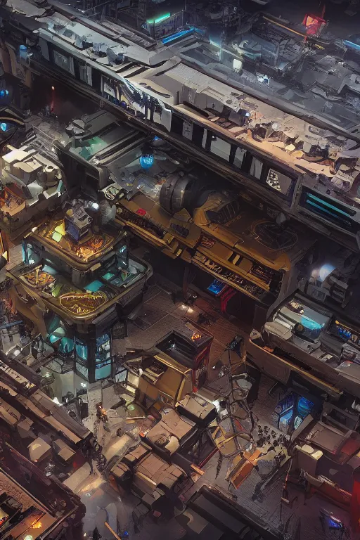 Prompt: Cybertron mall deception hot topic, long shot, cinematography by Wes Anderson, 4k octane render, intricate detail, photorealistic , cinematic lighting, Artstation