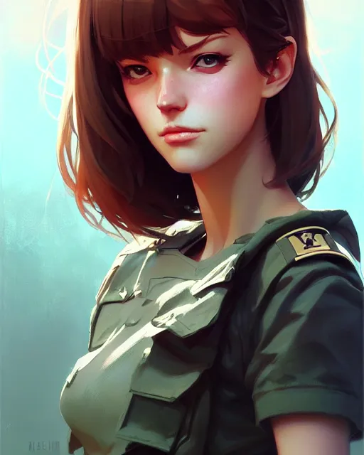 Prompt: war!!!, fine - face, audrey plaza, realistic shaded perfect face, fine details. anime. realistic shaded lighting poster by ilya kuvshinov, magali villeneuve, artgerm, jeremy lipkin and michael garmash and rob rey