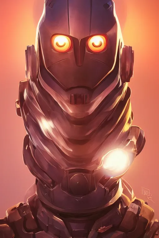 Image similar to epic mask helmet robot ninja portrait stylized as fornite style game design fanart by concept artist gervasio canda, behance hd by jesper ejsing, by rhads, makoto shinkai and lois van baarle, ilya kuvshinov, rossdraws global illumination radiating a glowing aura global illumination ray tracing hdr render in unreal engine 5