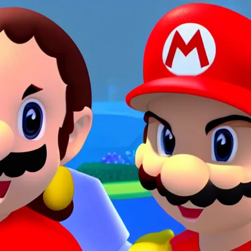 Prompt: Mario sisters with no moustache