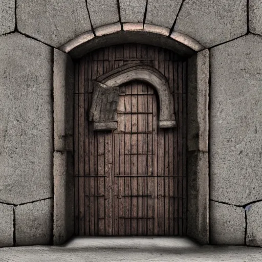 Image similar to the forbidden door, photorealistic,