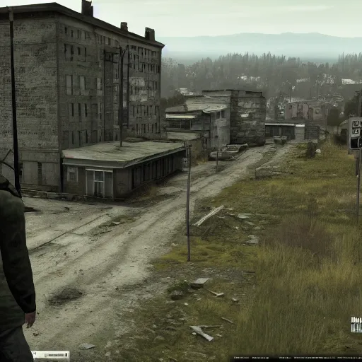 Image similar to dayz game background, abandoned city, 8k ultra realistic