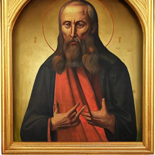 Image similar to vision of ezekiel with vladimir putin, portrait