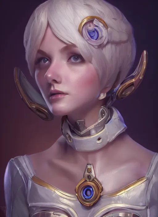 Prompt: orianna, from league of legends, au naturel, hyper detailed, digital art, trending in artstation, cinematic lighting, studio quality, smooth render, unreal engine 5 rendered, octane rendered, art style by klimt and nixeu and ian sprigger and wlop and krenz cushart