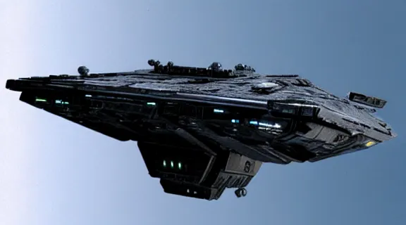 Image similar to sulaco star destroyer drop ship