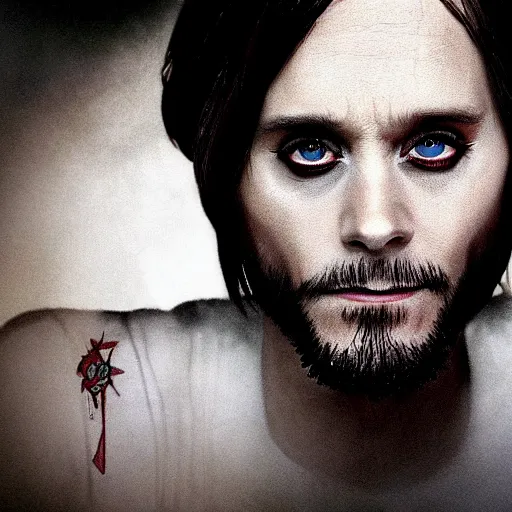 Image similar to jared letto is a cult leader