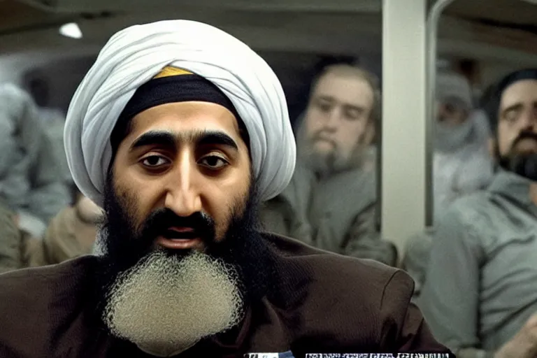 Prompt: Osama Bin Laden in interstellar