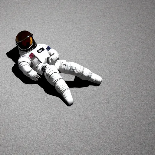 Image similar to an astronaut lounging in the beach, dramatic lighting, cinematic, extremly high detail, photorealistic, cinematic lighting, nasa footage