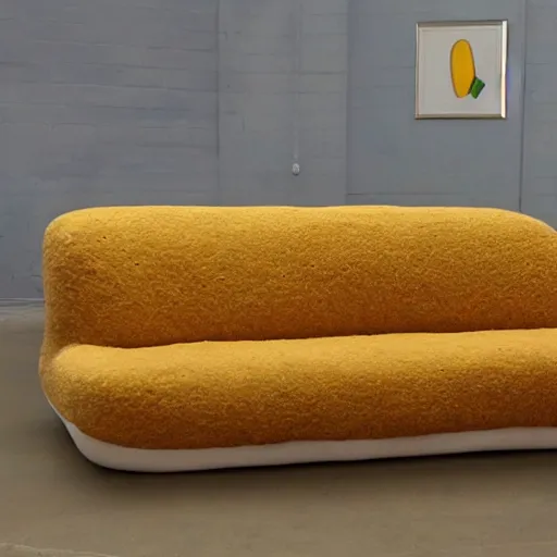 Image similar to an couch that looks like a burger