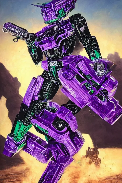 Image similar to portrait of cowboy johnny cash as purple green optimus prime from transformers surfing tonic fluids on guitar zord ufo hoverboard, intricate, highly detailed, smooth, artstation, digital illustration by Ruan Jia and Mandy Jurgens and Artgerm and Wayne Barlowe and Greg Rutkowski and Zdislav Beksinski