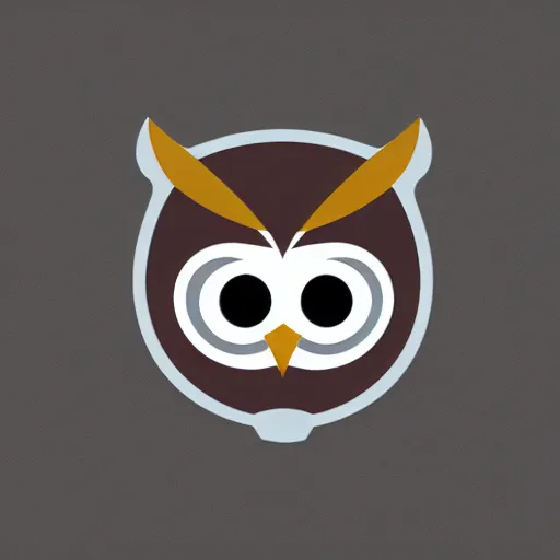 Prompt: logo owl minimalist 8 k