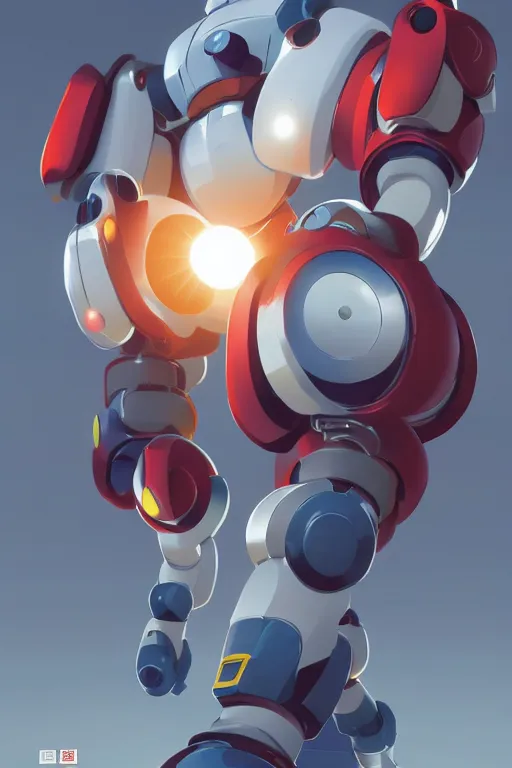 Image similar to metabots medabots medarotto medarot robot minimalist comics, behance hd by jesper ejsing, by rhads, makoto shinkai and lois van baarle, ilya kuvshinov, rossdraws global illumination ray tracing hdr radiating a glowing aura