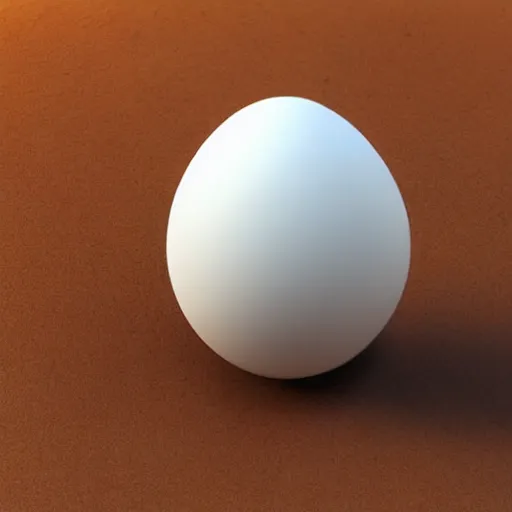 Image similar to An egg on a table, Cinema4D render, high detail, 4K, depth of field, volumetric lighting