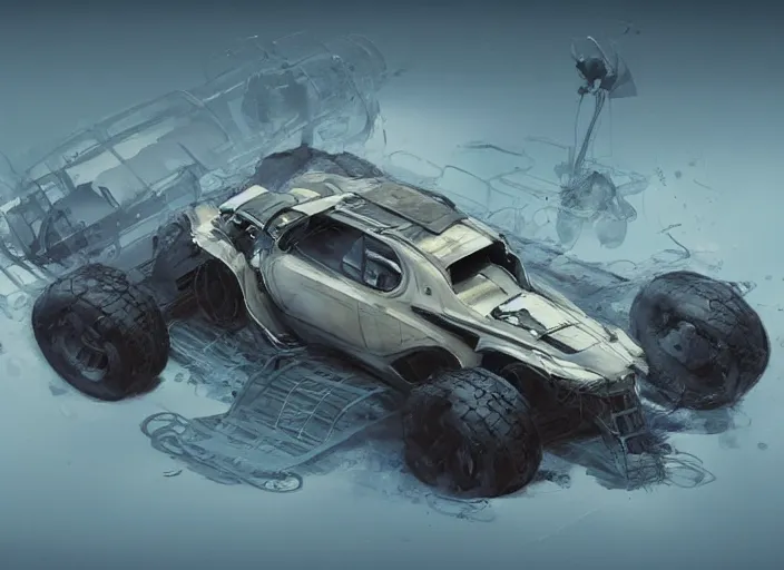 Image similar to a beautiful concept design of an old car converted into offroad sport. car design by cory loftis, fenghua zhong, ryohei hase, ismail inceoglu and ruan jia, henrik fisker and bruce kaiser and scott robertson and dmitry mazurkevich and doruk erdem and jon sibal, volumetric light.