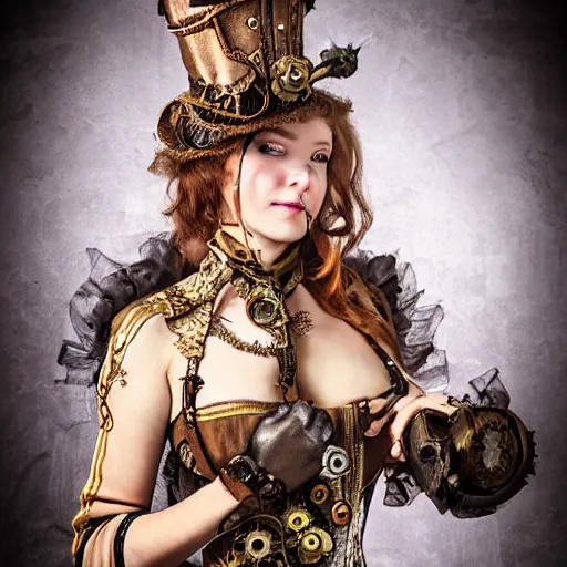 Prompt: steampunk princess, insanely detailed photo