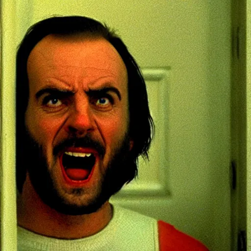 Image similar to a still of moist critikal in the shining