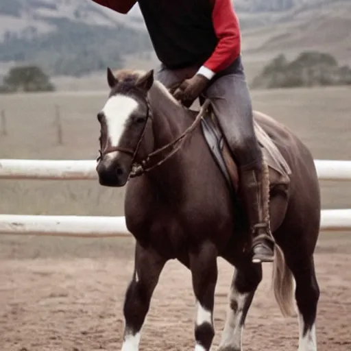 Image similar to michael jordan horseback riding