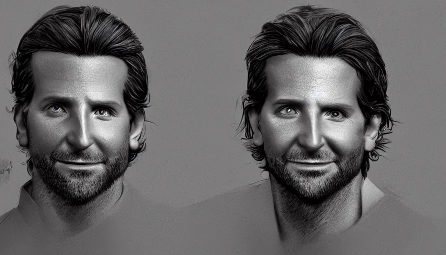 Prompt: Cartoon version of Bradley Cooper, hyperdetailed, artstation, cgsociety, 8k