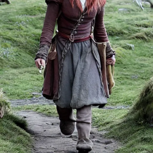 Prompt: emma stone as a hobbit