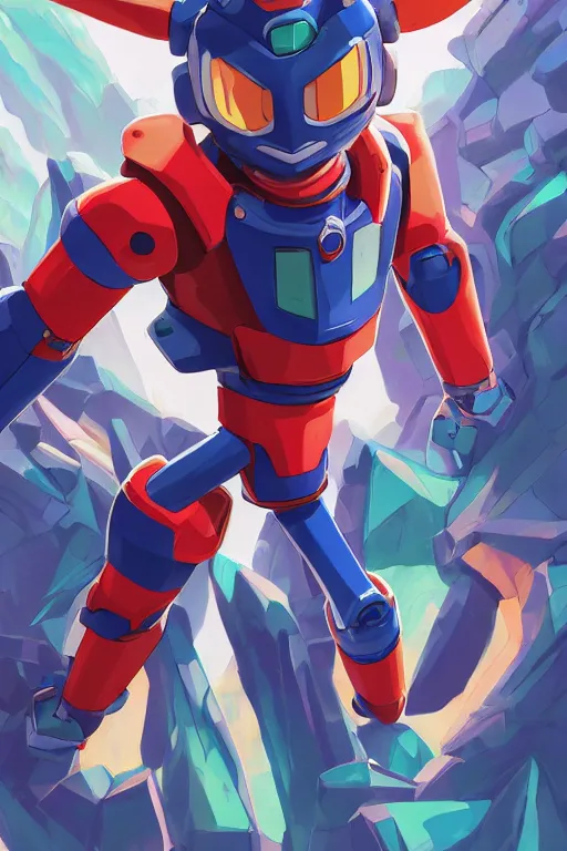 Image similar to robot ninja mask helmet megaman x zero rockman 2 0 2 2 switch game boss legacy collection fanart artsation, art gta 5 comics, behance hd by jesper ejsing, by rhads, makoto shinkai and lois van baarle, ilya kuvshinov, rossdraws global illumination ray tracing