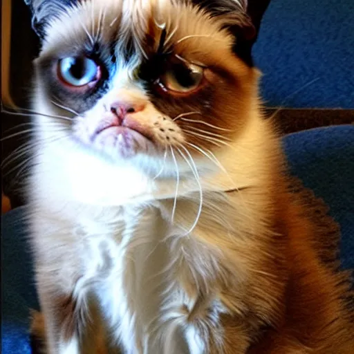 Image similar to grumpy cat