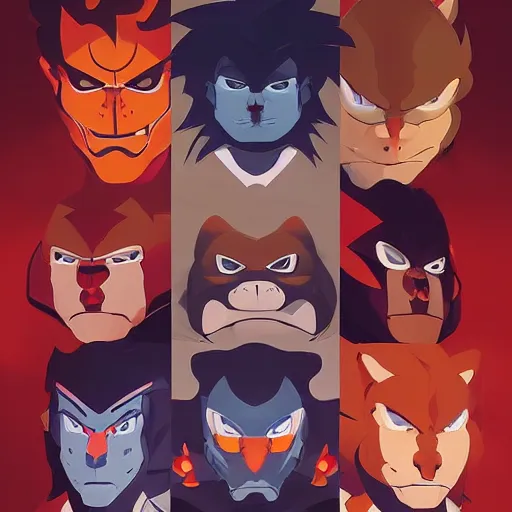 Image similar to face icon stylized minimalist thundercats, loftis, cory behance hd by jesper ejsing, by rhads, makoto shinkai and lois van baarle, ilya kuvshinov, rossdraws global illumination