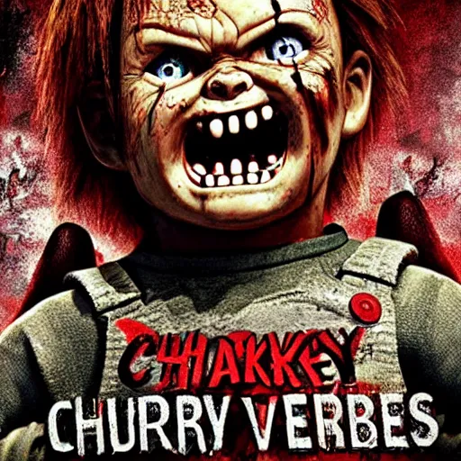 Image similar to Chucky versus Zombies movie poster