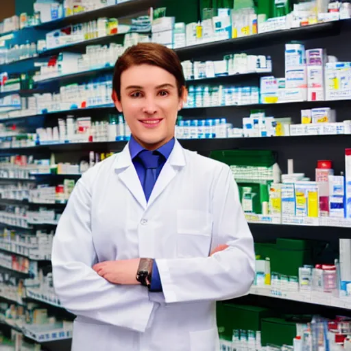 Image similar to a pharmacist