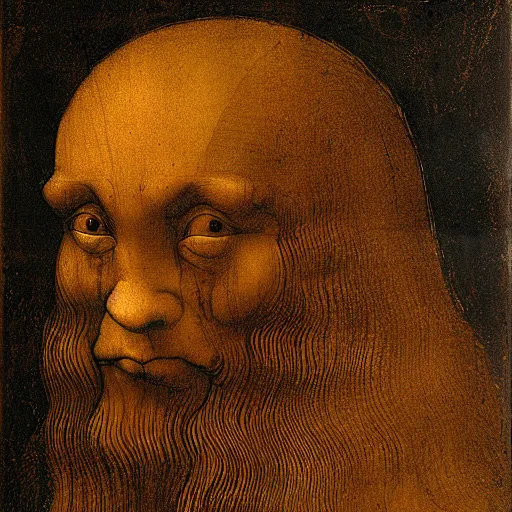 Image similar to leonardo da vinci image of a strange creature