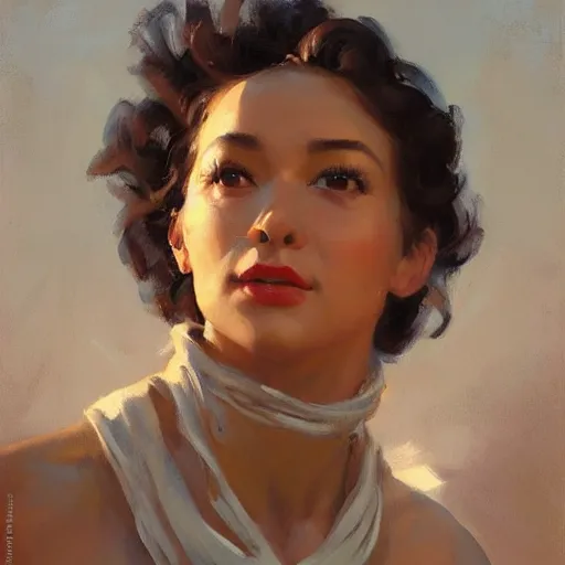 Image similar to greg manchess portrait painting of folk singer, medium shot, asymmetrical, profile picture, organic painting, sunny day, matte painting, bold shapes, hard edges, street art, trending on artstation, by huang guangjian and gil elvgren and sachin teng