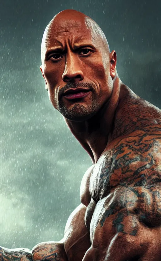 Image similar to dwayne johnson as the president, dynamic lighting, photorealistic fantasy concept art, trending on art station, stunning visuals, creative, cinematic, ultra detailed