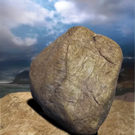 Prompt: the rock as a rock,photoreal, photo,realistic