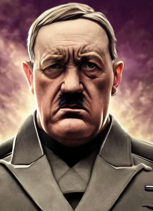 a still of Hitler in the Thanos in Avengers Endgame, | Stable Diffusion