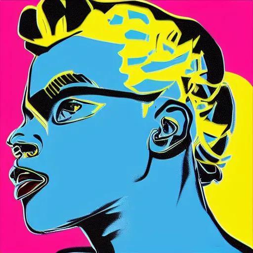 Prompt: pop art lucio from overwatch, highly detailed, in the style of andy warhol