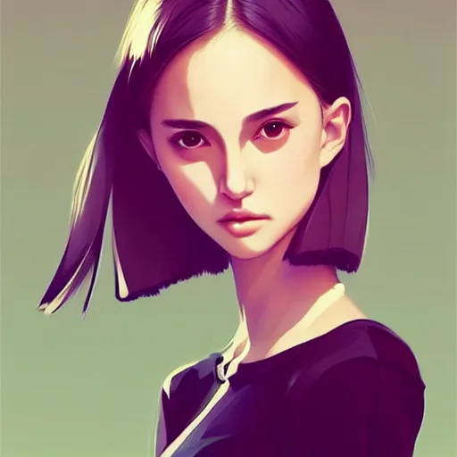 Image similar to a beautiful young japanese natalie portman alluring instagram model in crop top, by guweiz and wlop and ilya kuvshinov and artgerm, symmetrical eyes, aesthetic, gorgeous, stunning, alluring, attractive, artstation, deviantart, pinterest, digital art