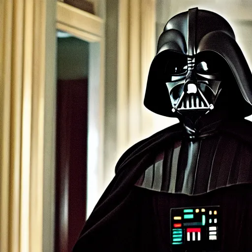 Prompt: Emperor Biden, Joe Biden dressed as a sith lord in the new star wars, promo still