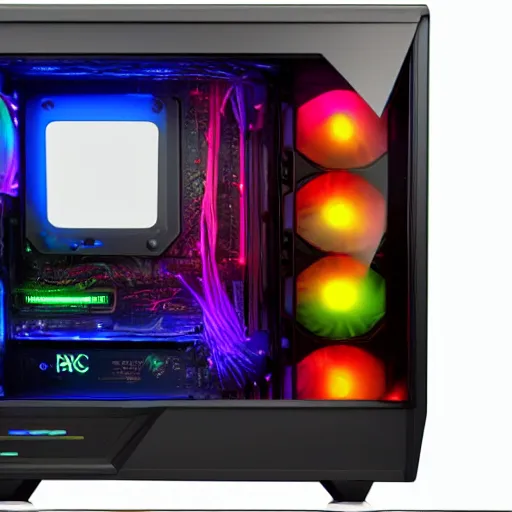 Image similar to RGB gaming pc