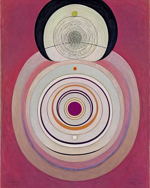 Prompt: blossoming rhythm, imperil, by hilma af klint, moebius, laurie greasly