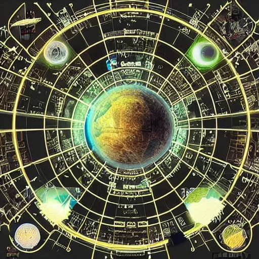 Image similar to “humanity society in year 3925 highly detailed ”