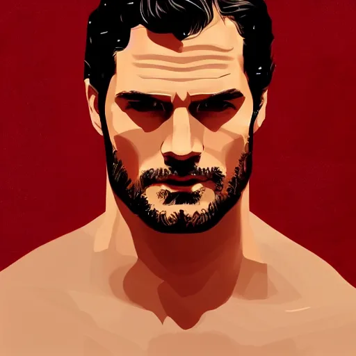 Prompt: Henry Cavill is a Greek god, gorgeous, amazing, muscular, red silk, intricate, elegant highly detailed, digital painting, artstation, concept art, sharp focus, illustration,