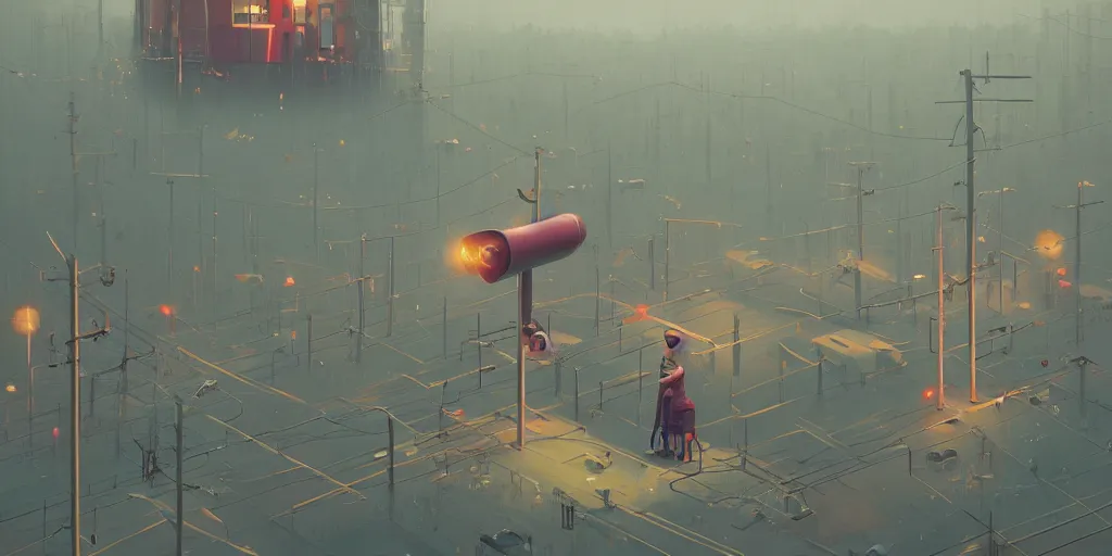 Image similar to the meaning of life by Simon Stalenhag and Goro Fujita, 8k, trending on artstation, hyper detailed, cinematic