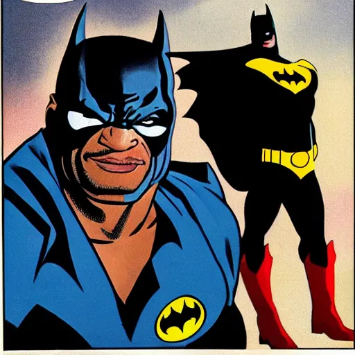 Prompt: Mike Tyson as Batman