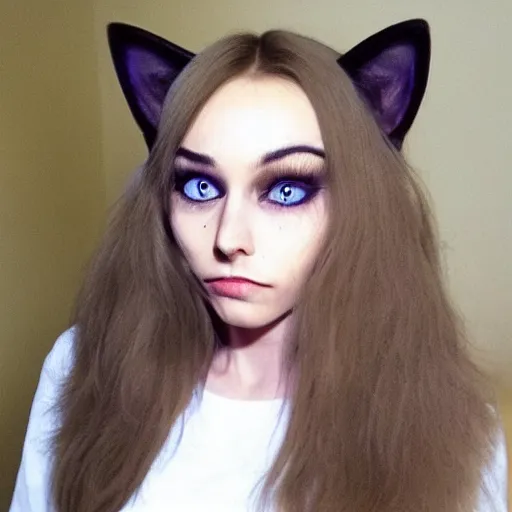 Prompt: cat with karen hair