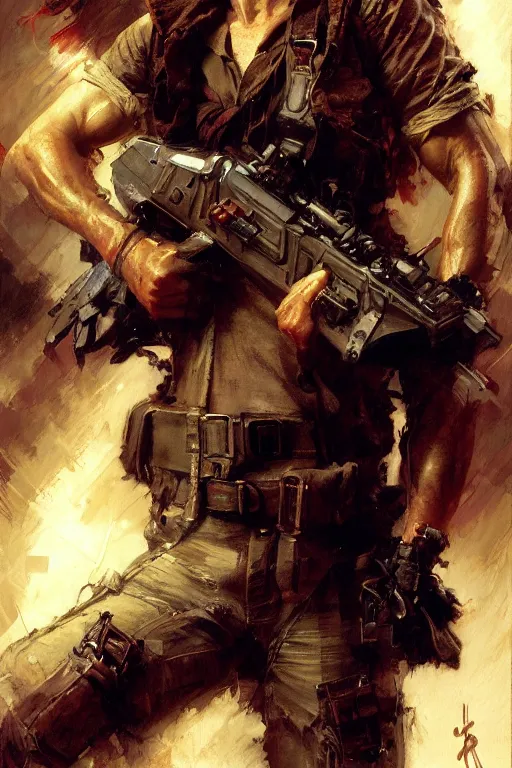 Image similar to tom cruise, painting by gaston bussiere, craig mullins, j. c. leyendecker, yoji shinkawa