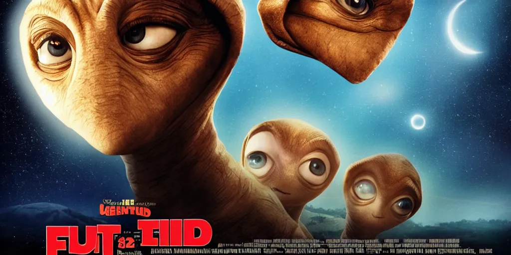 Image similar to movie poster for ET2 returns