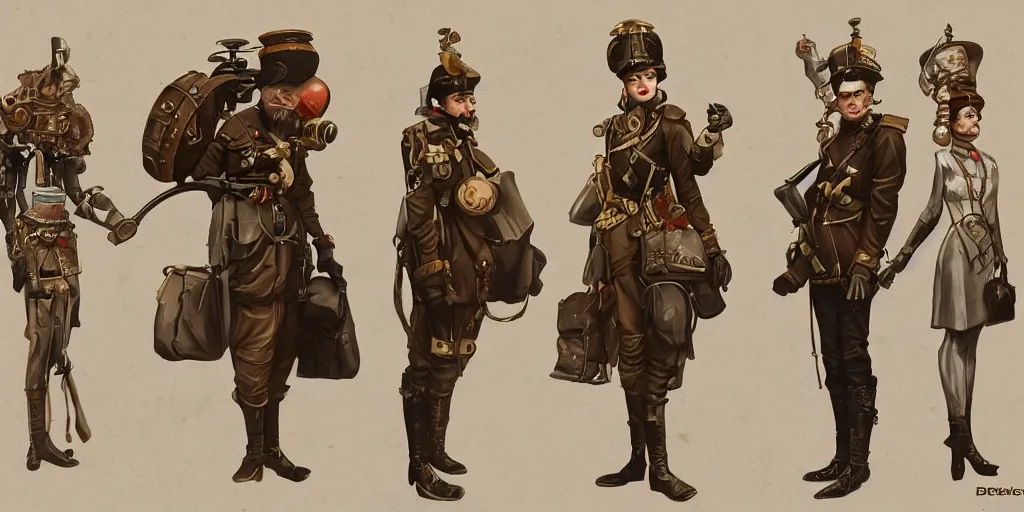 Image similar to tsarist dieselpunk, trending on artstation