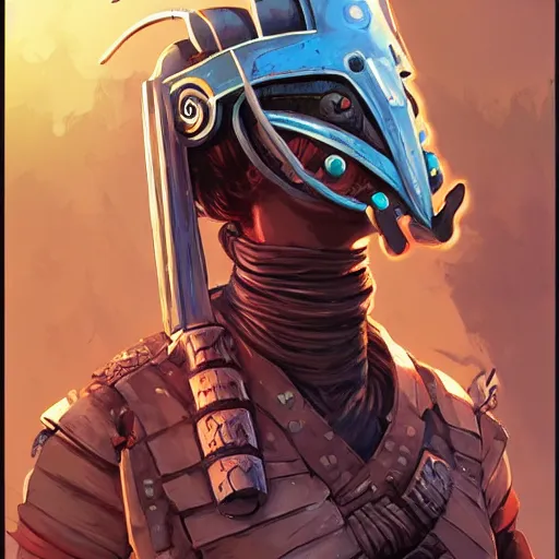 Image similar to cyberpunk viking helmet mask warrior goddess robot ninja fantasy, art gta 5 cover, official fanart behance hd artstation by jesper ejsing, by rhads, makoto shinkai and lois van baarle, ilya kuvshinov, ossdraws