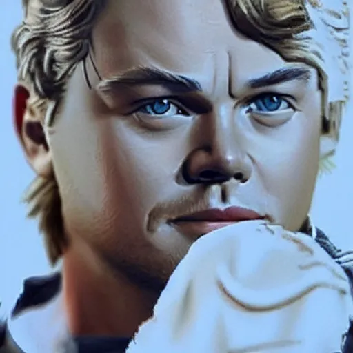 Prompt: leonardo dicaprio as anakin skywalker realistic