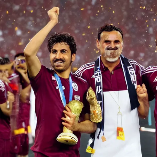 Prompt: qatar world cup winner