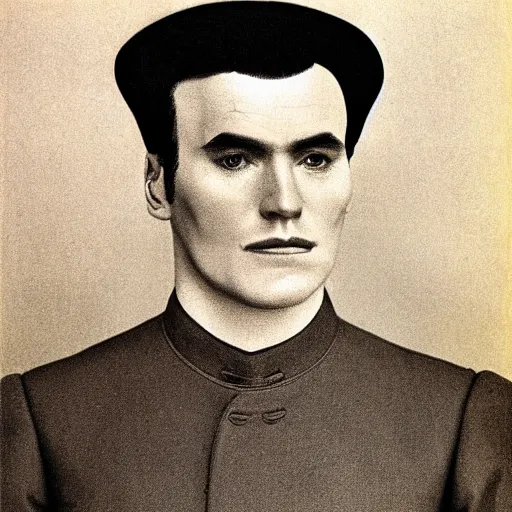 Prompt: by kazimir malevich, photo portrait by george hurrell